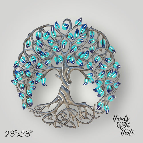 Tree of Life 23” Multi Color Leaves