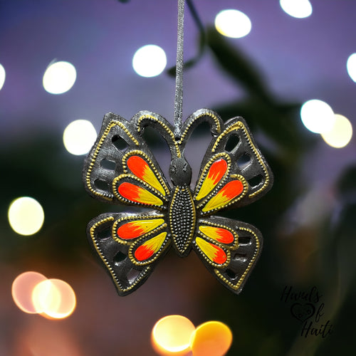 Butterfly Ornament - Yellow