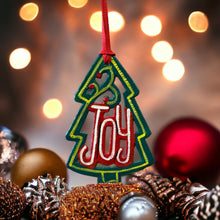 Load image into Gallery viewer, Joy Christmas Tree Ornament