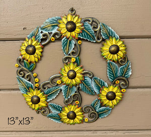 Peace Sign - Sunflowers