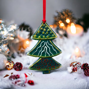 Christmas Tree Ornament - Painted