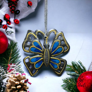 Butterfly Ornament - Blue