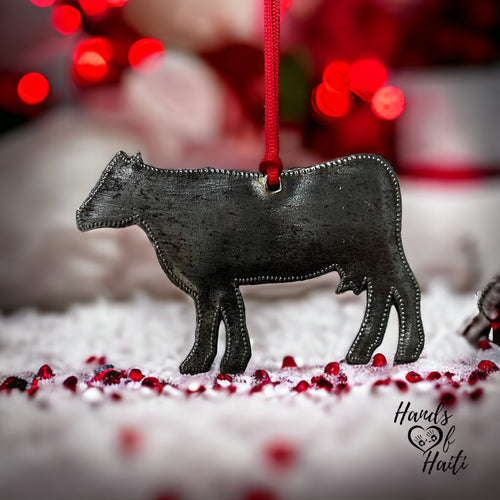 Cow Cattle Farmer Ranch Yellowstone Ornament