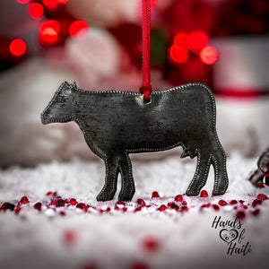 Cow Cattle Farmer Ranch Yellowstone Ornament