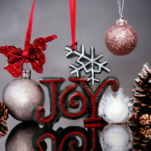 Load image into Gallery viewer, Joy Snowflake Ornament - Painted