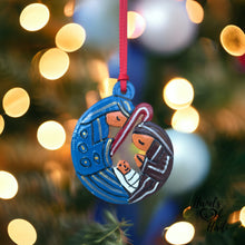 Load image into Gallery viewer, Nativity Ornament - Blue Brown