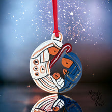 Load image into Gallery viewer, Nativity Ornament - Blue White