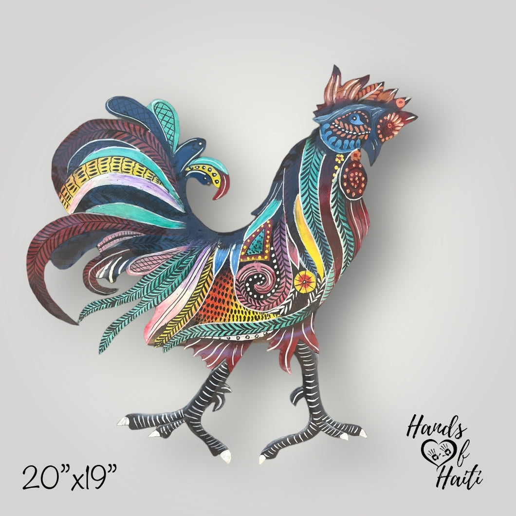 Colorful Rooster - Large