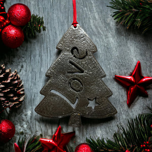 Love Christmas Tree Ornament