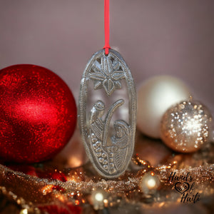 Nativity Ornament - Oval