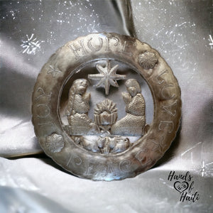 Joy Love Peace Hope Faith Nativity - Hanging