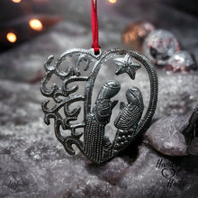 Load image into Gallery viewer, Nativity Swirl Heart Ornament