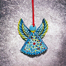 Load image into Gallery viewer, Angel Snowflake Ornament - Painted