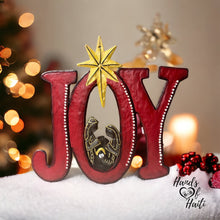 Load image into Gallery viewer, Joy Painted Nativity - Hanging