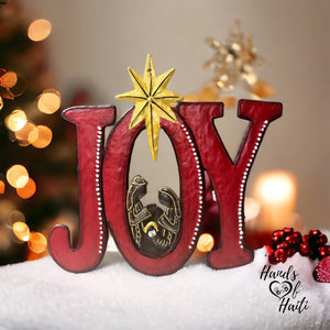 Joy Painted Nativity - Hanging