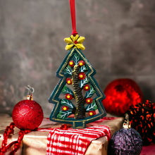 Load image into Gallery viewer, Christmas Tree with Berries Ornament