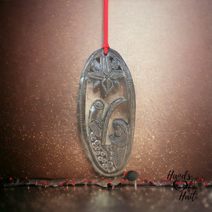 Nativity Ornament - Oval