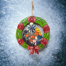 Load image into Gallery viewer, Wreath Nativity Ornament