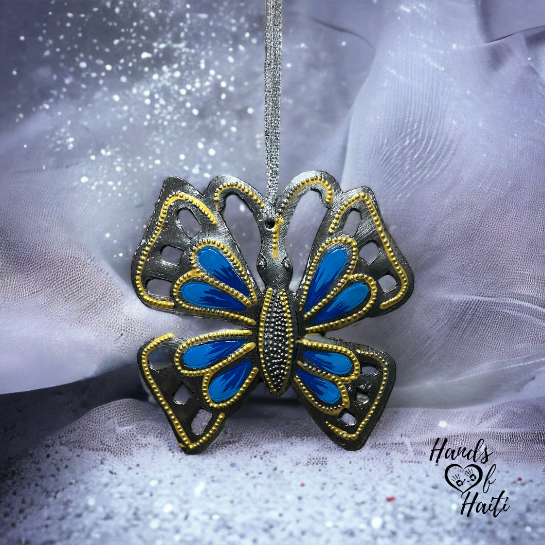 Butterfly Ornament - Blue