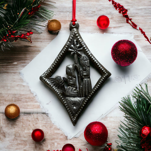 Diamond Nativity Ornament