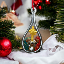 Load image into Gallery viewer, Nativity Ornament Teardrop - Painted