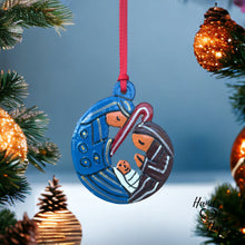 Load image into Gallery viewer, Nativity Ornament - Blue Brown
