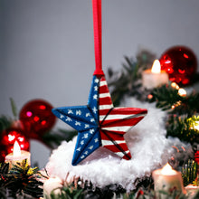 Load image into Gallery viewer, American Flag Ornament