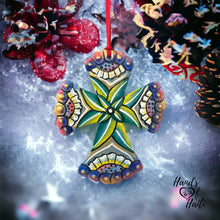 Load image into Gallery viewer, Cross Ornament - Multi Color