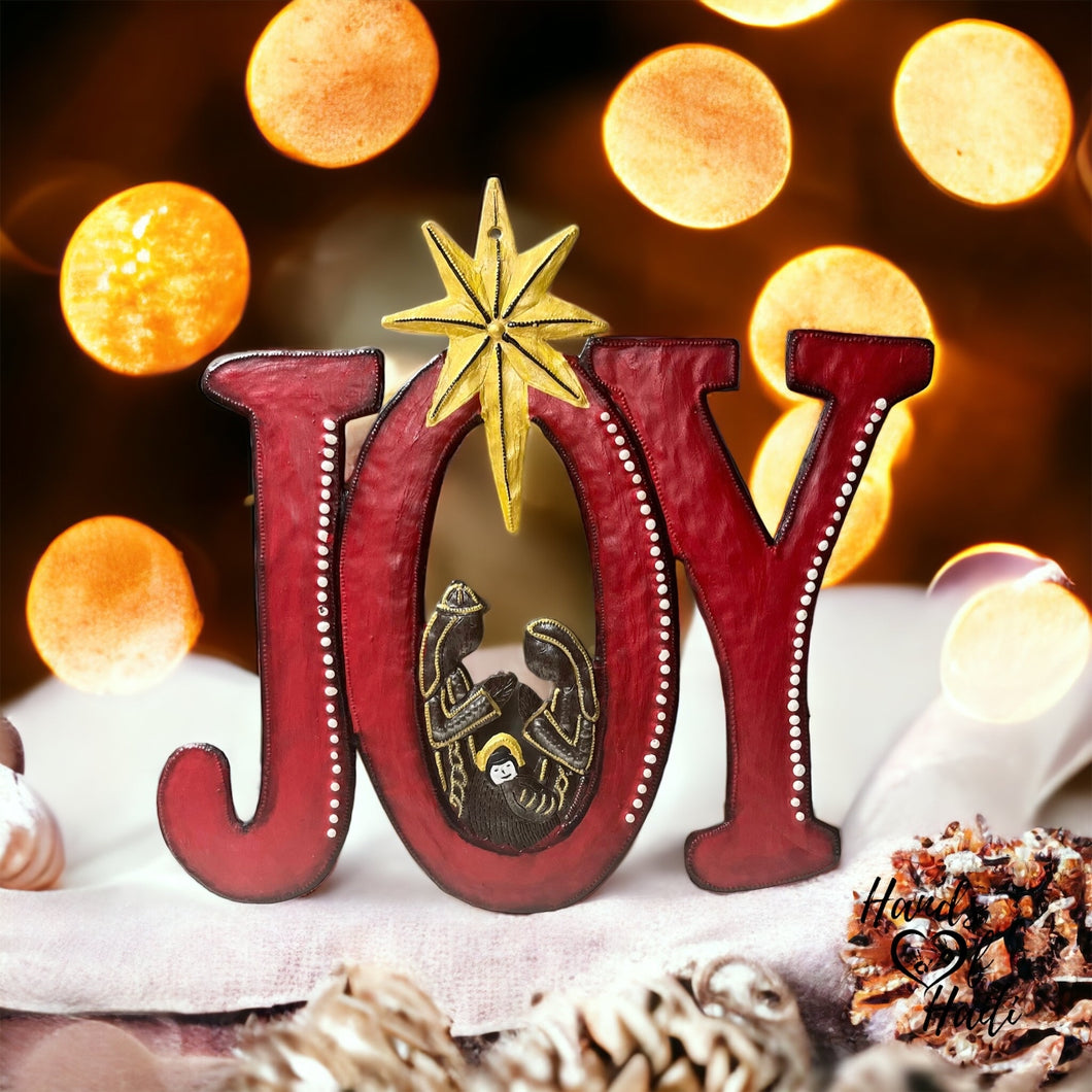 Joy Painted Nativity - Hanging