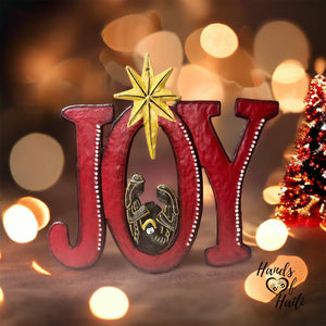 Joy Painted Nativity - Hanging
