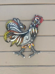 Black & White Rooster - Medium
