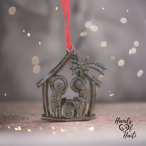 Nativity Ornament - Shooting Star House