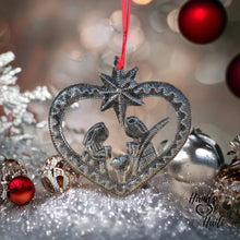 Load image into Gallery viewer, Nativity Heart Ornament