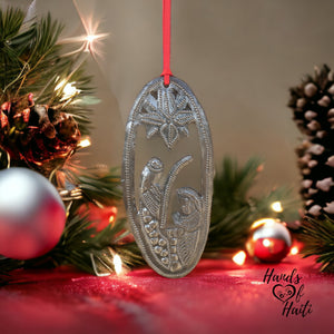 Nativity Ornament - Oval