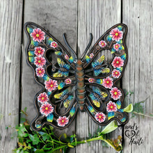 Load image into Gallery viewer, Butterfly Pink Sunflower Flowers 3-D Wings