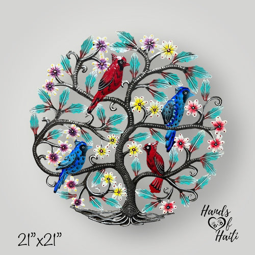Cardinal and Blue Jay Tree