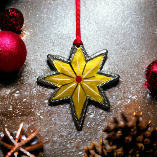 Star of David Ornament - Painted