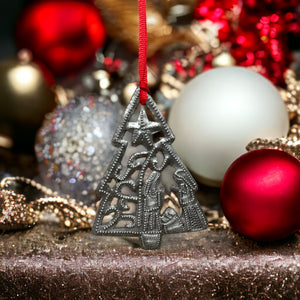 Christmas Tree Nativity Ornament