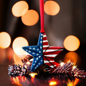 American Flag Ornament