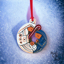 Load image into Gallery viewer, Nativity Ornament - Blue White