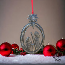 Load image into Gallery viewer, Nativity Ornament - Oval Star