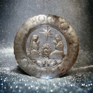 Joy Love Peace Hope Faith Nativity - Hanging
