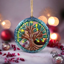 Load image into Gallery viewer, Tree of Life in Circle Ornament