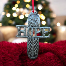 Load image into Gallery viewer, Hope Cross Ornament