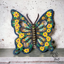 Load image into Gallery viewer, Butterfly Sunflower Flowers 3-D Wings