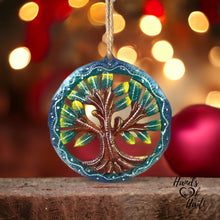 Load image into Gallery viewer, Tree of Life in Circle Ornament