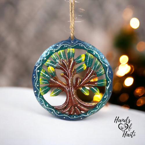 Tree of Life in Circle Ornament