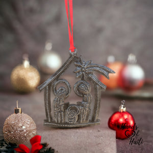 Nativity Ornament - Shooting Star House