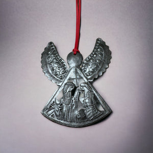 Angel Nativity Ornament Star