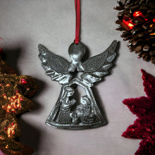 Load image into Gallery viewer, Angel Nativity Ornament 5 Pointed Star